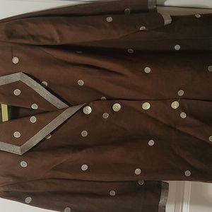 Coldwater Creek - Fall polka dot linen top, Size: 18 W,